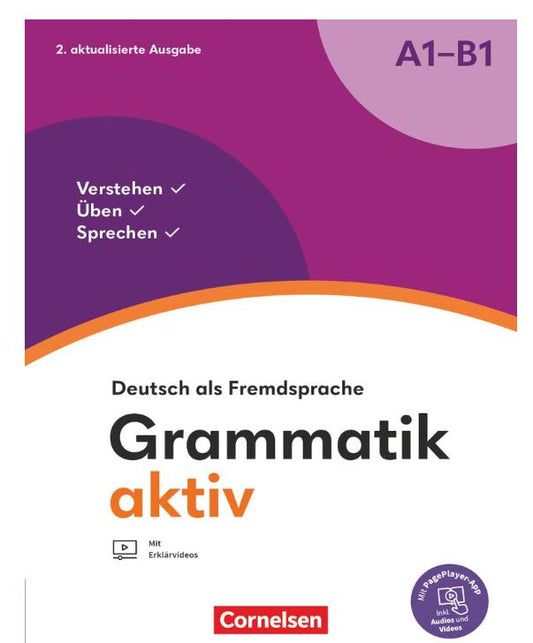 Grammatik aktiv A1–B1 (2. aktualisierte Ausgabe) – Mit PagePlayer-App